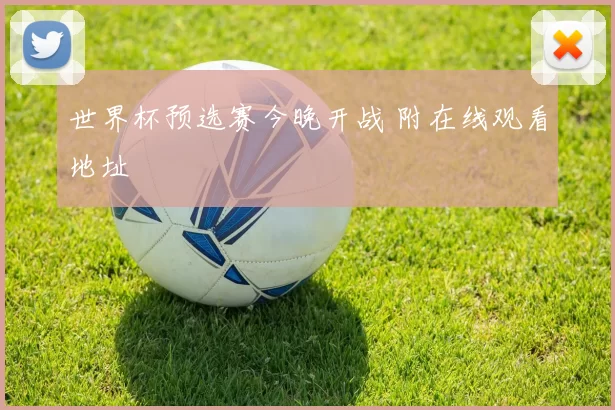 世界杯预选赛今晚开战 附在线观看地址